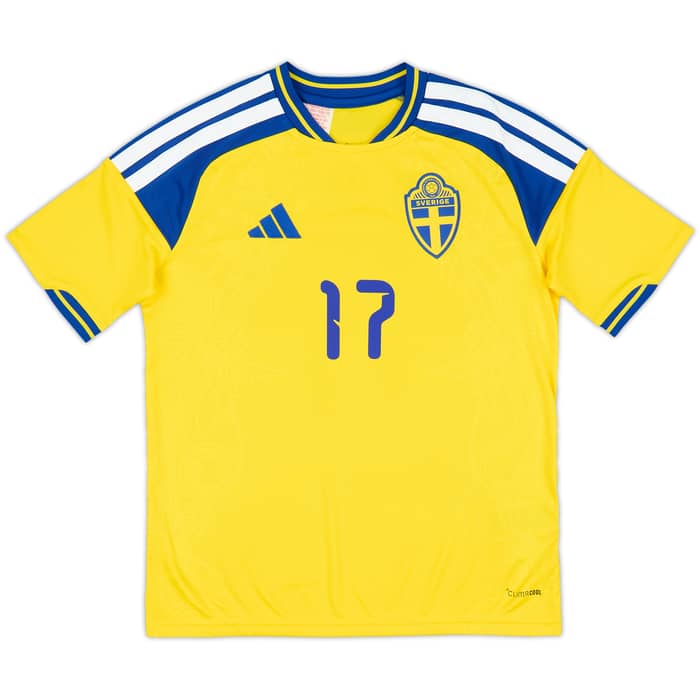 2026-27 Sweden Home Shirt Gyokeres #17 (KIDS)