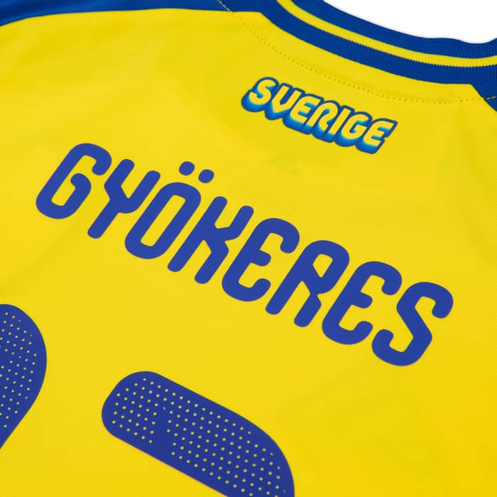 2026-27 Sweden Home Shirt Gyokeres #17 (KIDS)