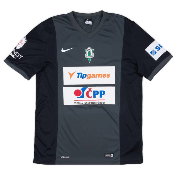 2014-15 FK Jablonec Player Issue Away Shirt Pernica #4 - 9/10 - (M)