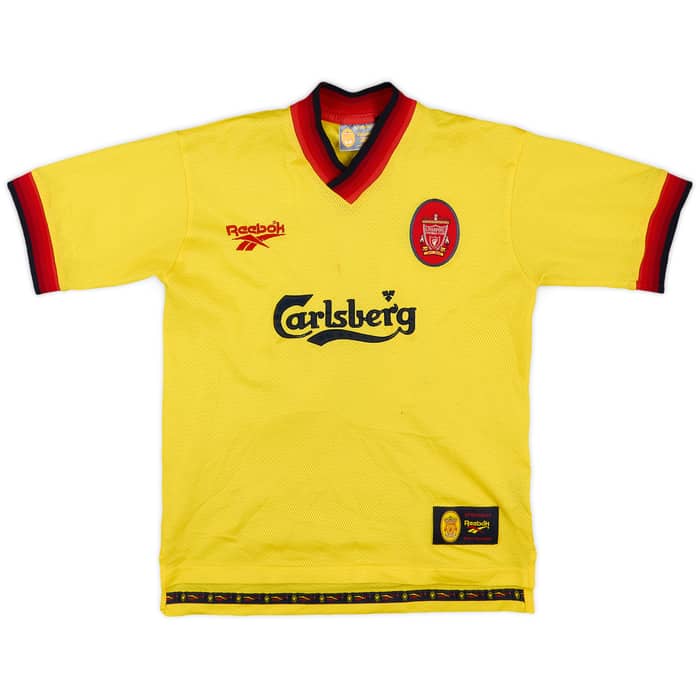 1997-99 Liverpool Away Shirt Berger #15 - 5/10 - (Y)