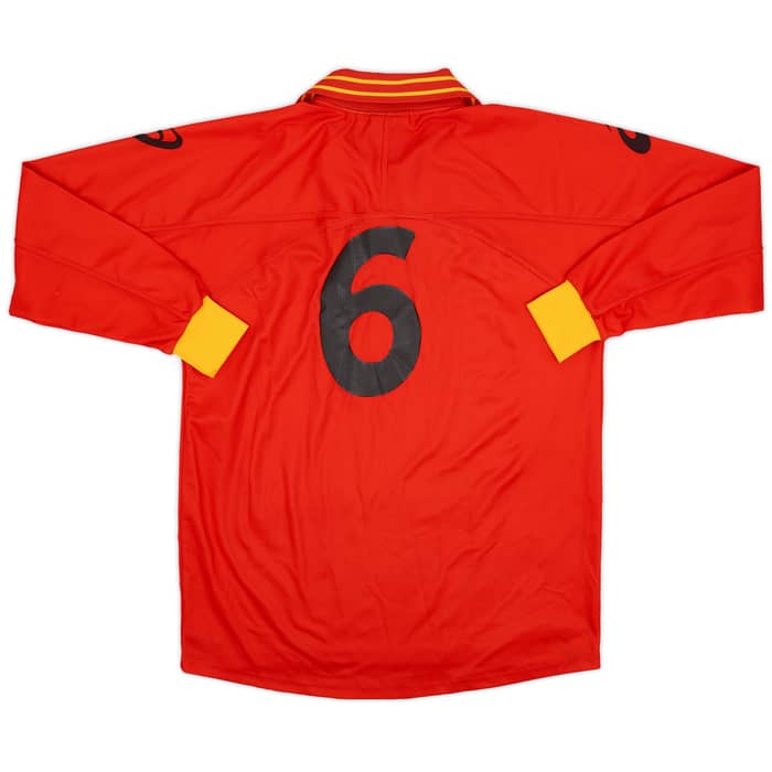 2001-02 Messina Away L/S Shirt #6 - 8/10 - (M)