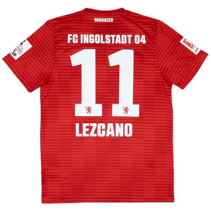 2018-19 FC Ingolstadt Match Issue Home Shirt Lezcano #11