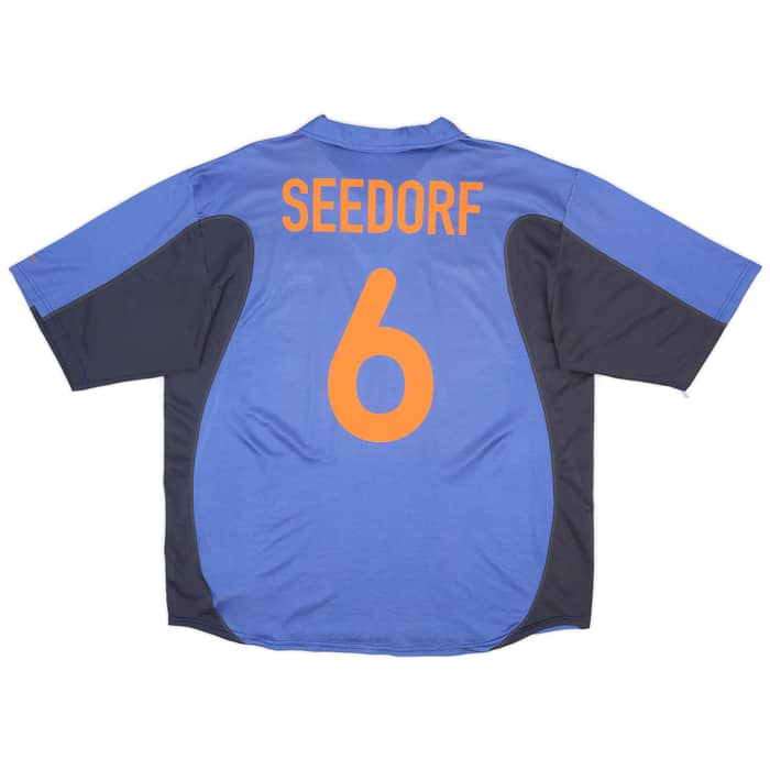 2000-02 Netherlands Away Shirt Seedorf #6 - 6/10 - (XL)