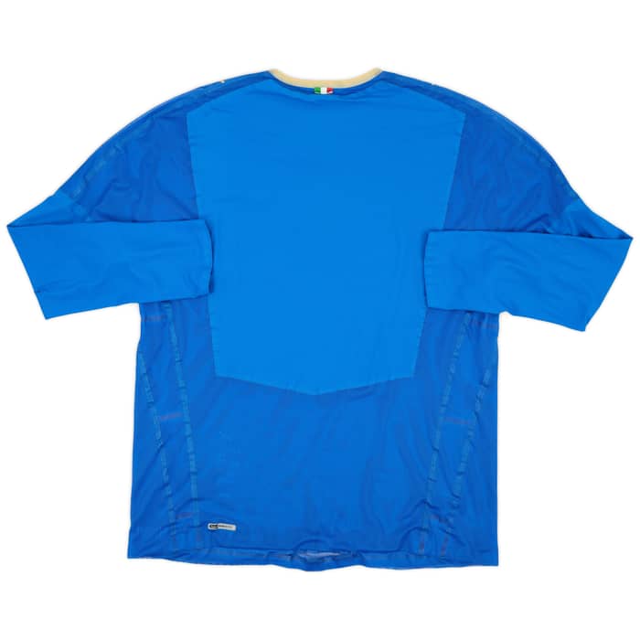 2007-08 Italy Player Issue Home L/S Shirt - 8/10 - (XXL)