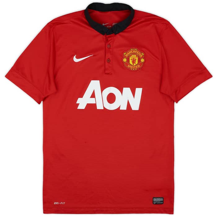 2013-14 Manchester United Home Shirt Rooney #10 - 6/10 - (S)