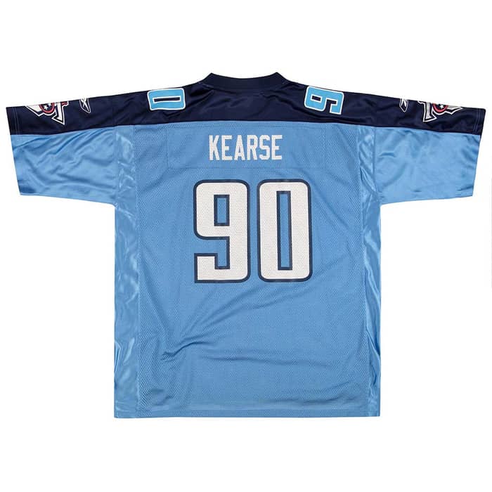 2002-03 Tennessee Titans Kearse #90 Reebok On Field Jersey (Alternate) S