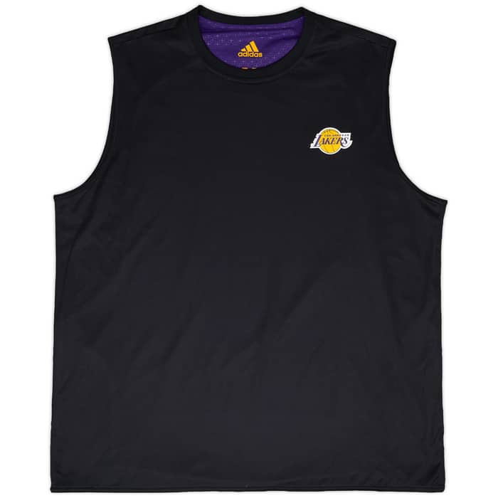 2009-10 LA Lakers adidas Reversible Training Jersey - 9/10 - (3XL)