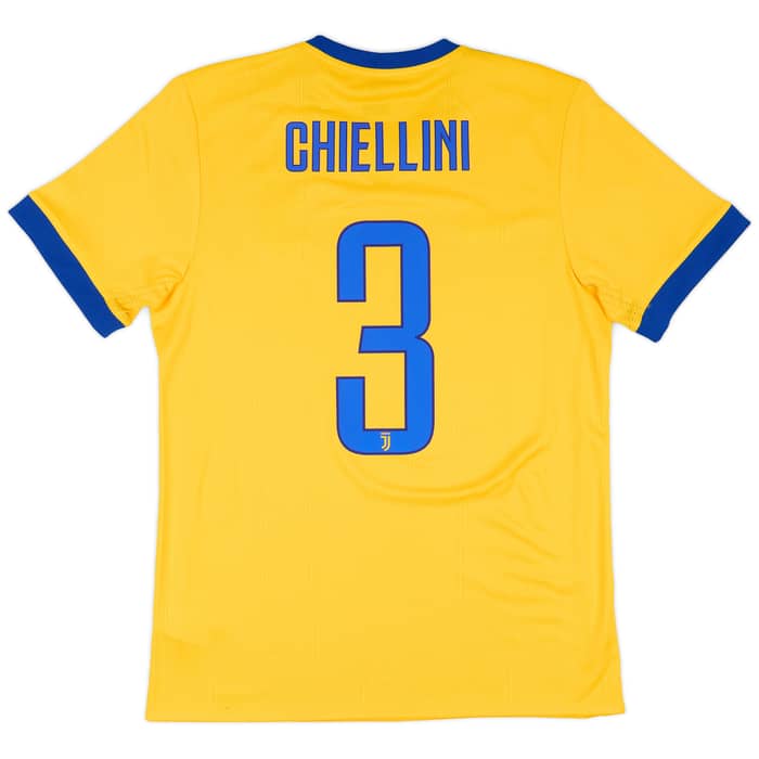 2017-18 Juventus Away Shirt Chiellini #3 - 9/10 - (M)