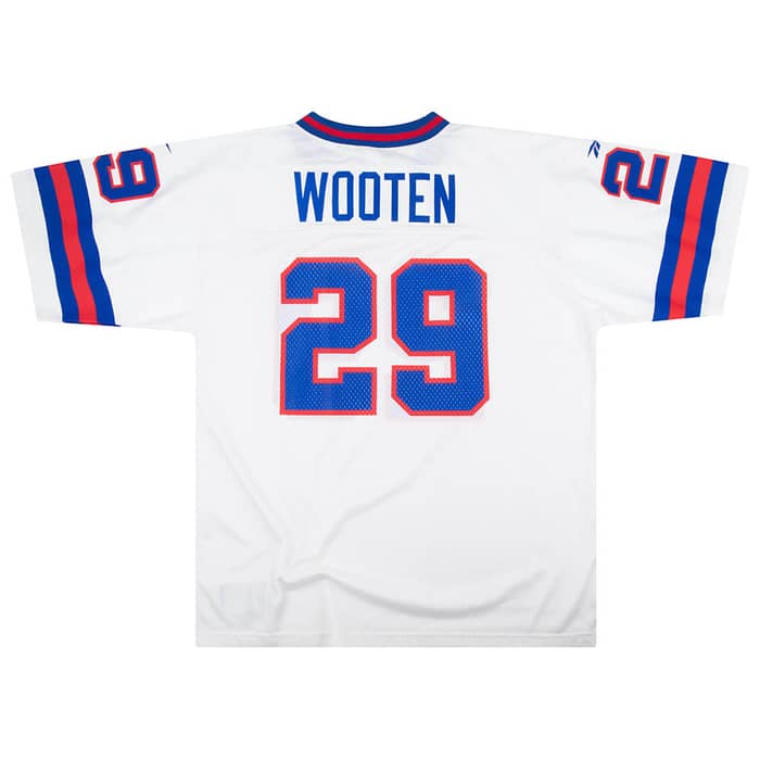 1994-96 New York Giants Wooten #29 Reebok Jersey (Away) XL