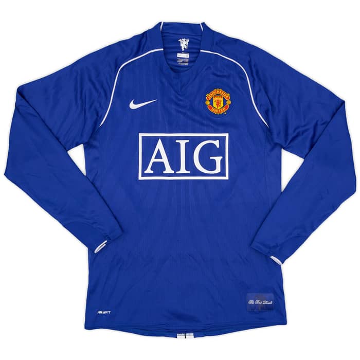 2007-08 Manchester United GK Shirt Van Der Sar #1 - 9/10 - (S)