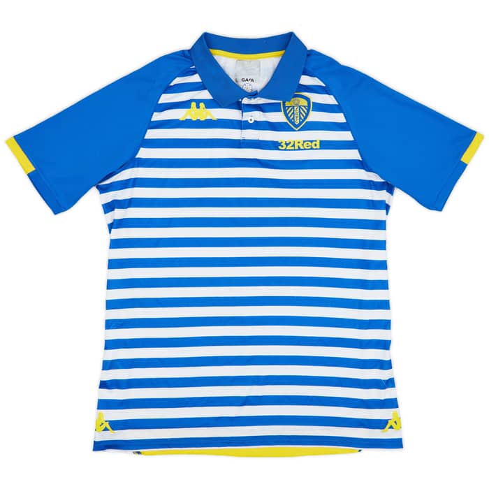 2019-20 Leeds United Kappa Polo Shirt - 7/10 - (XL)