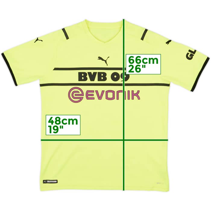 2021-22 Borussia Dortmund European Home Shirt Bellingham #22 - 5/10 - (S)