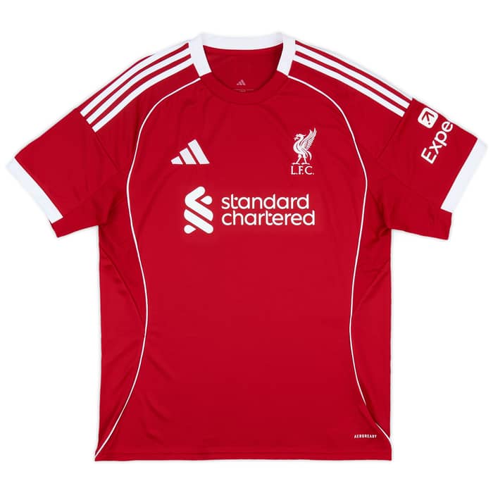 2025-26 Liverpool Home Shirt M.Salah #11