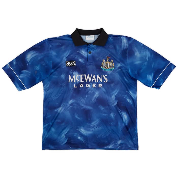 1993-95 Newcastle Away Shirt Albert #27 - 7/10 - (L)