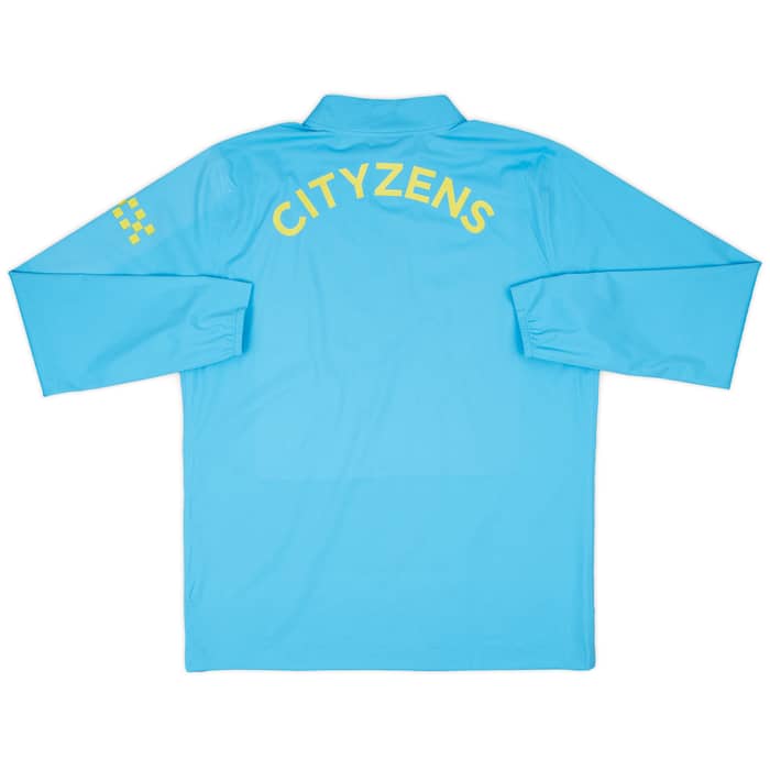 2024-25 Manchester City Player Issue 1/4 Zip Rain Top - As New