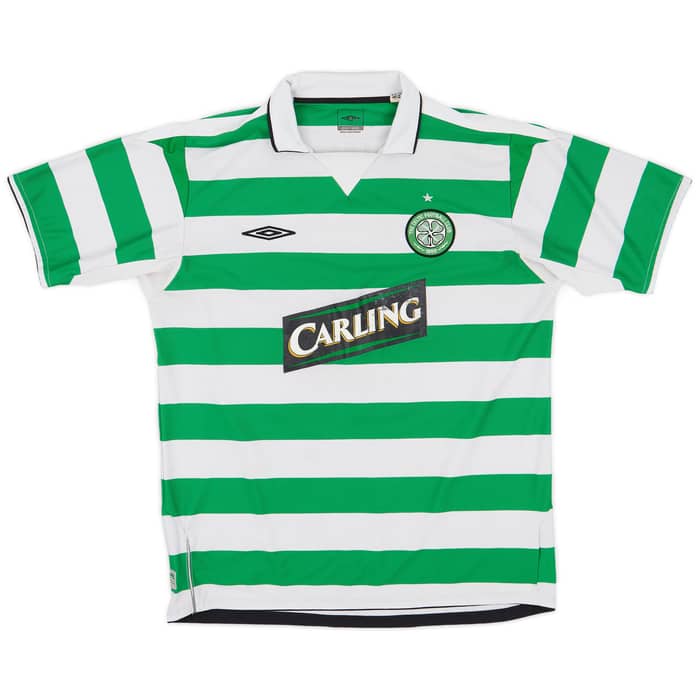 2004-05 Celtic Home Shirt Juninho #7 - 5/10 - (XL)
