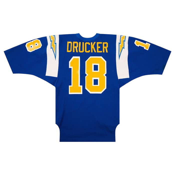 1980-84 San Diego Chargers Drucker #18 Russell Athletic Jersey (Home) S
