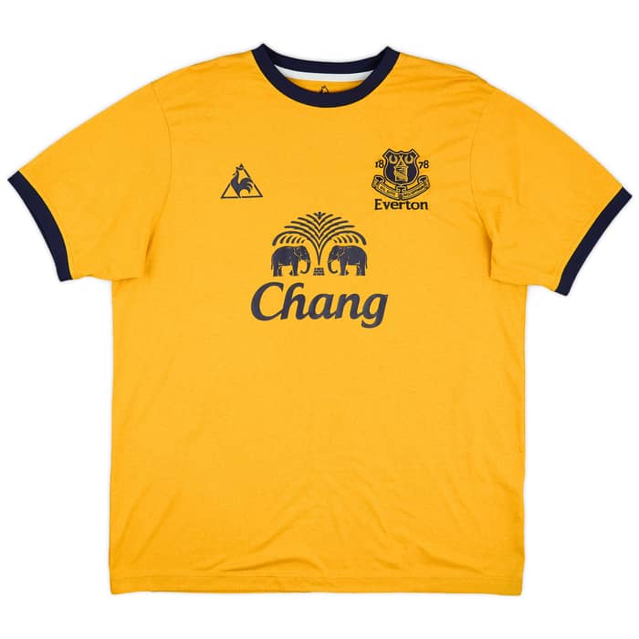 2011-12 Everton Away Shirt Baines #3 - 10/10 - (L)