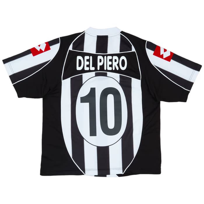 2002-03 Juventus Home Shirt Del Piero #10 - 8/10 - (XL)