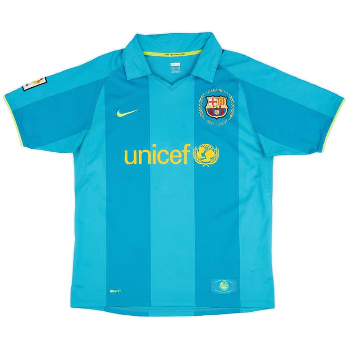 2007-09 Barcelona Away Shirt Messi #19