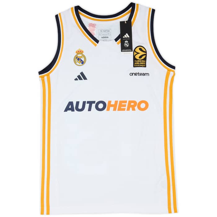 2023-24 Real Madrid Basketball Home Jersey Rodriguez #13 (L.Kids)