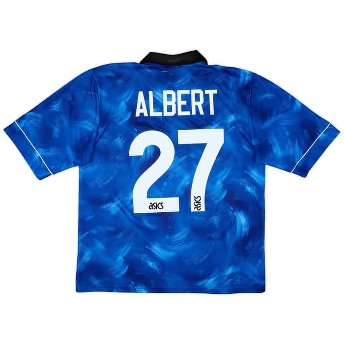 1993-95 Newcastle Away Shirt Albert #27 - 5/10 - (L)