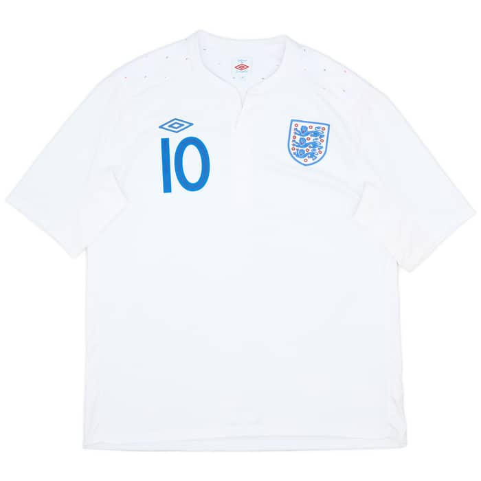 2010-11 England Home Shirt Rooney #10 - 8/10 - (XL)