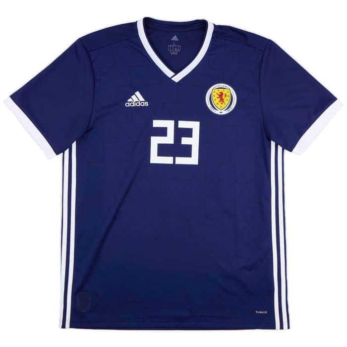 2017-19 Scotland Home Shirt #23 - 9/10 - (L)