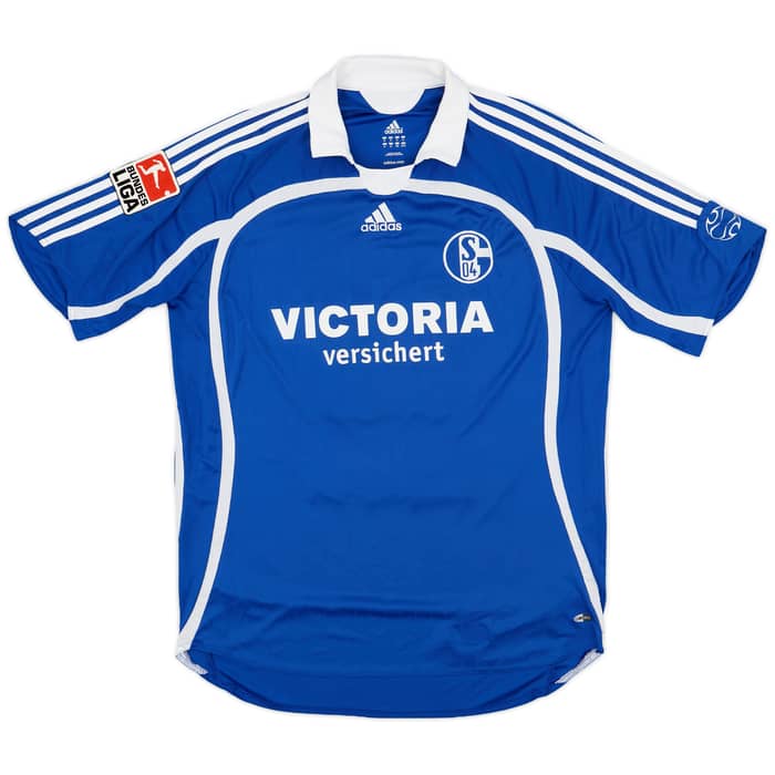 2006-07 Schalke Home Shirt Rafinha #18 - 8/10 - (XL)