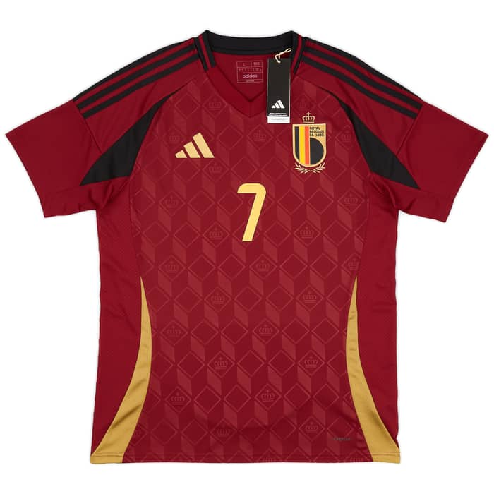 2024-25 Belgium Home Shirt De Bruyne #7