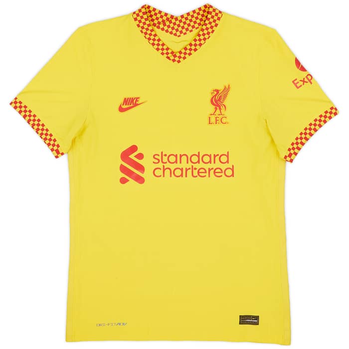 2021-22 Liverpool Authentic Third Shirt Virgil #4 - 8/10 - (S)