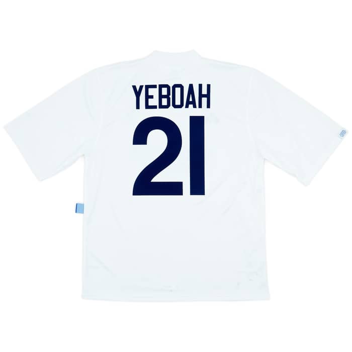 1995-96 Leeds United Home Shirt Yeboah #21 - 6/10 - (XL)