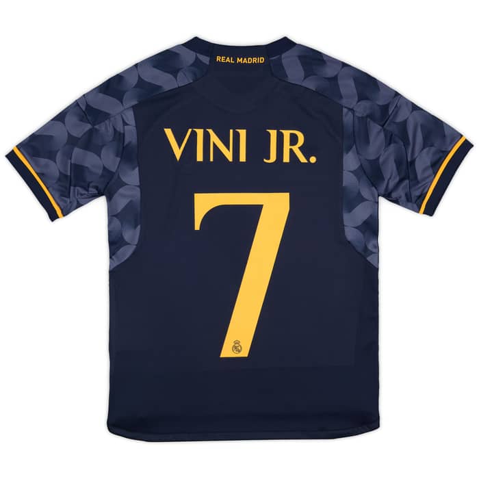 2023-24 Real Madrid Away Shirt Vini Jr. #7 (M.Kids)