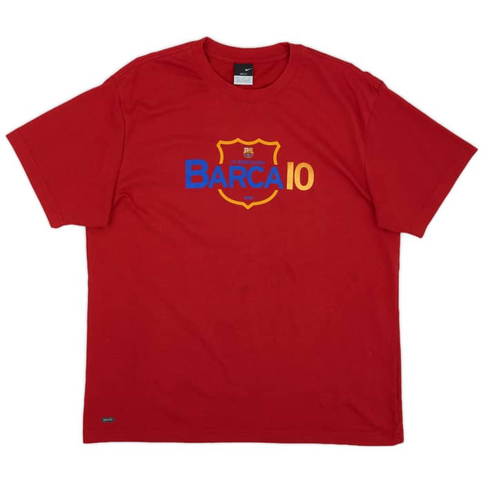 2010-11 Barcelona Nike Graphic Tee - 7/10 - (XL)