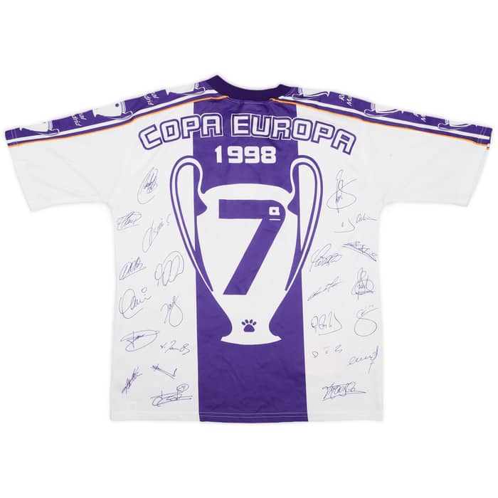 1997-98 Real Madrid Kelme 'Copa Europa 1998' Leisure Shirt - 6/10 - (S)