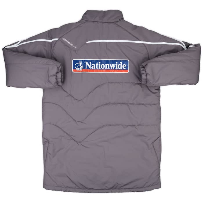 2005-06 Northern Ireland Umbro Padded Bench Coat - 8/10 - (L)