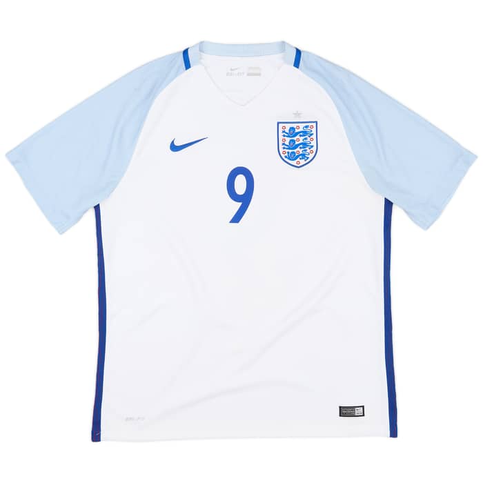 2016-17 England Home Shirt Kane #9 - 8/10 - (L)