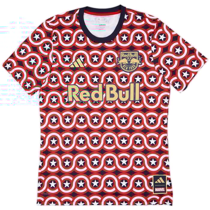 2023 New York Red Bulls adidas x Marvel 'Captain America' Training Shirt - 8/10 - (M)