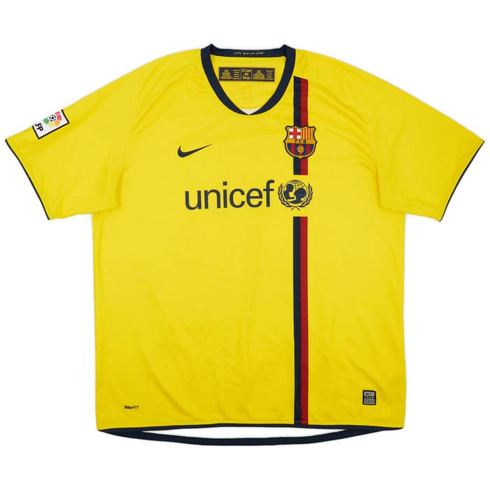 2008-10 Barcelona Away Shirt Messi #10 - 5/10 - (XXL)