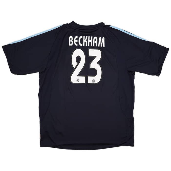 2003-04 Real Madrid Away Shirt Beckham #23 (XL)