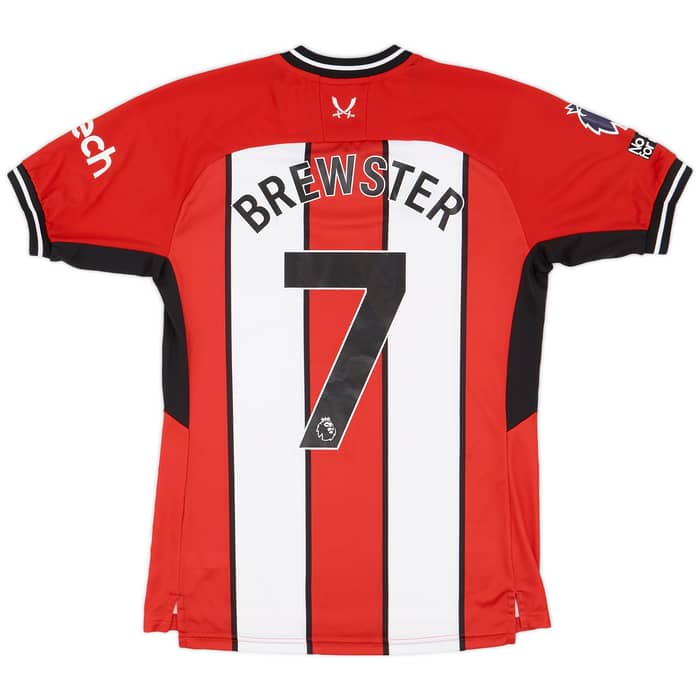 2023-24 Sheffield United Match Issue Home Shirt Brewster #7