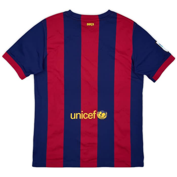 2014-15 Barcelona Home Shirt - 7/10 - (XL.Boys)