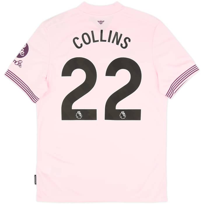 2024-25 Brentford Away Shirt Collins #22