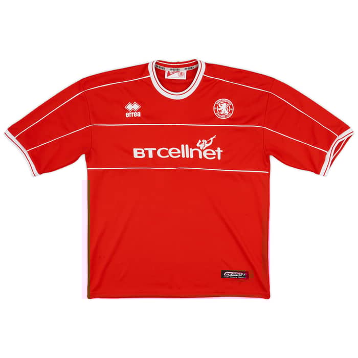 2001-02 Middlesbrough Home Shirt Boksic #11 - 10/10 - (L)