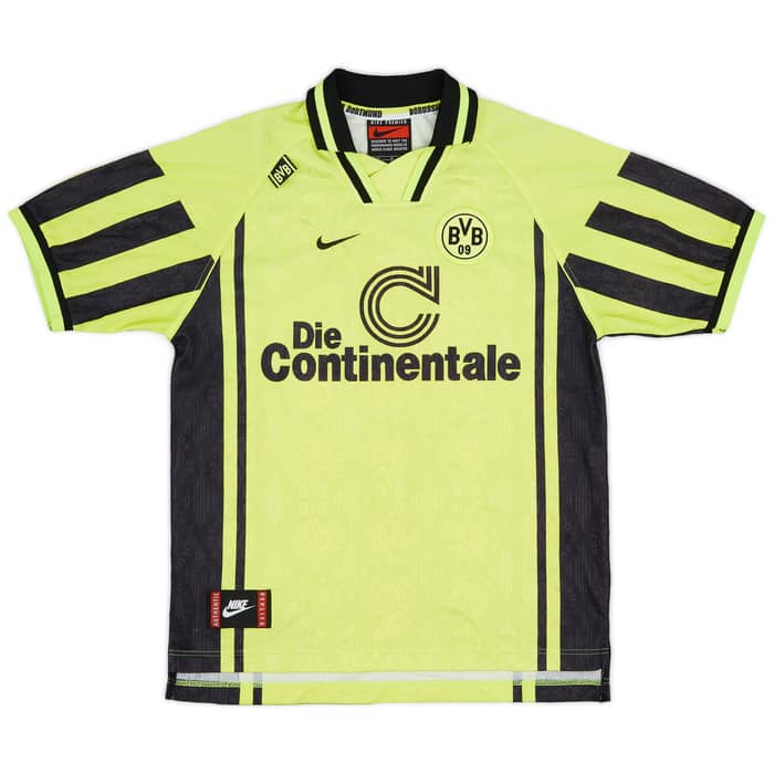1996-97 Borussia Dortmund Home Shirt Sousa #19 - 7/10 - (XL.Boys)