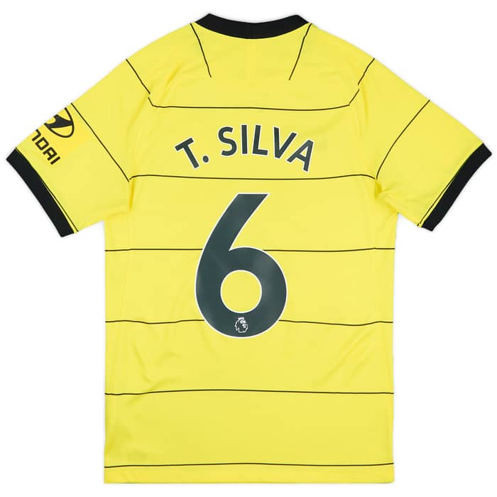 2021-22 Chelsea Away Shirt T.Silva #6 - 8/10 - (S)