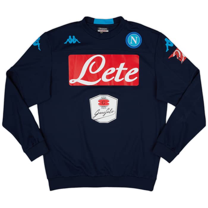 2017-18 Napoli Kappa Training L/S Shirt - 6/10 - (XL)