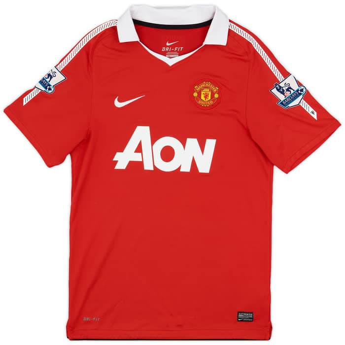 2010-11 Manchester United Home Shirt Rooney #10 - 7/10 - (S)