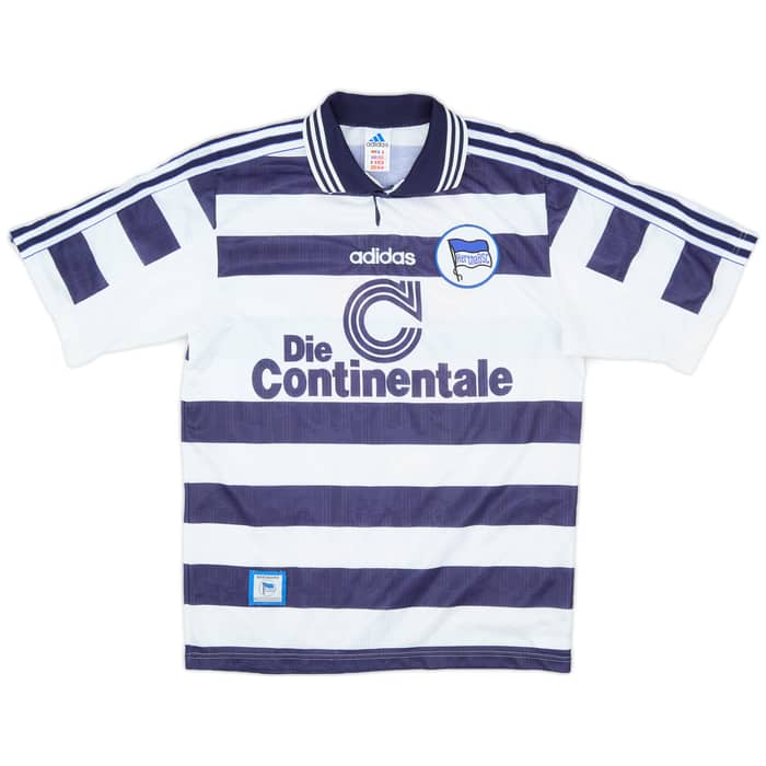 1997-98 Hertha Berlin Home Shirt Preetz #11 - 7/10 - (S)
