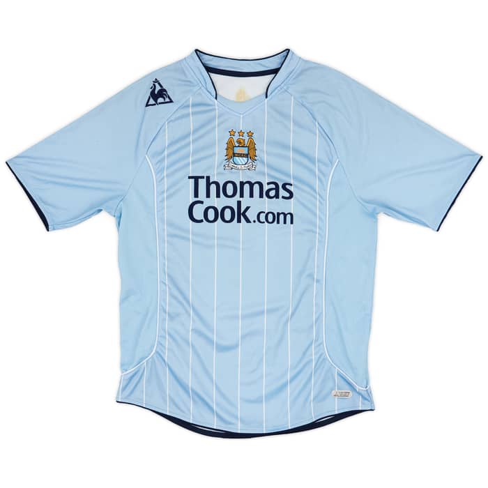 2007-08 Manchester City Home Shirt Elano #11 - 8/10 - (L)